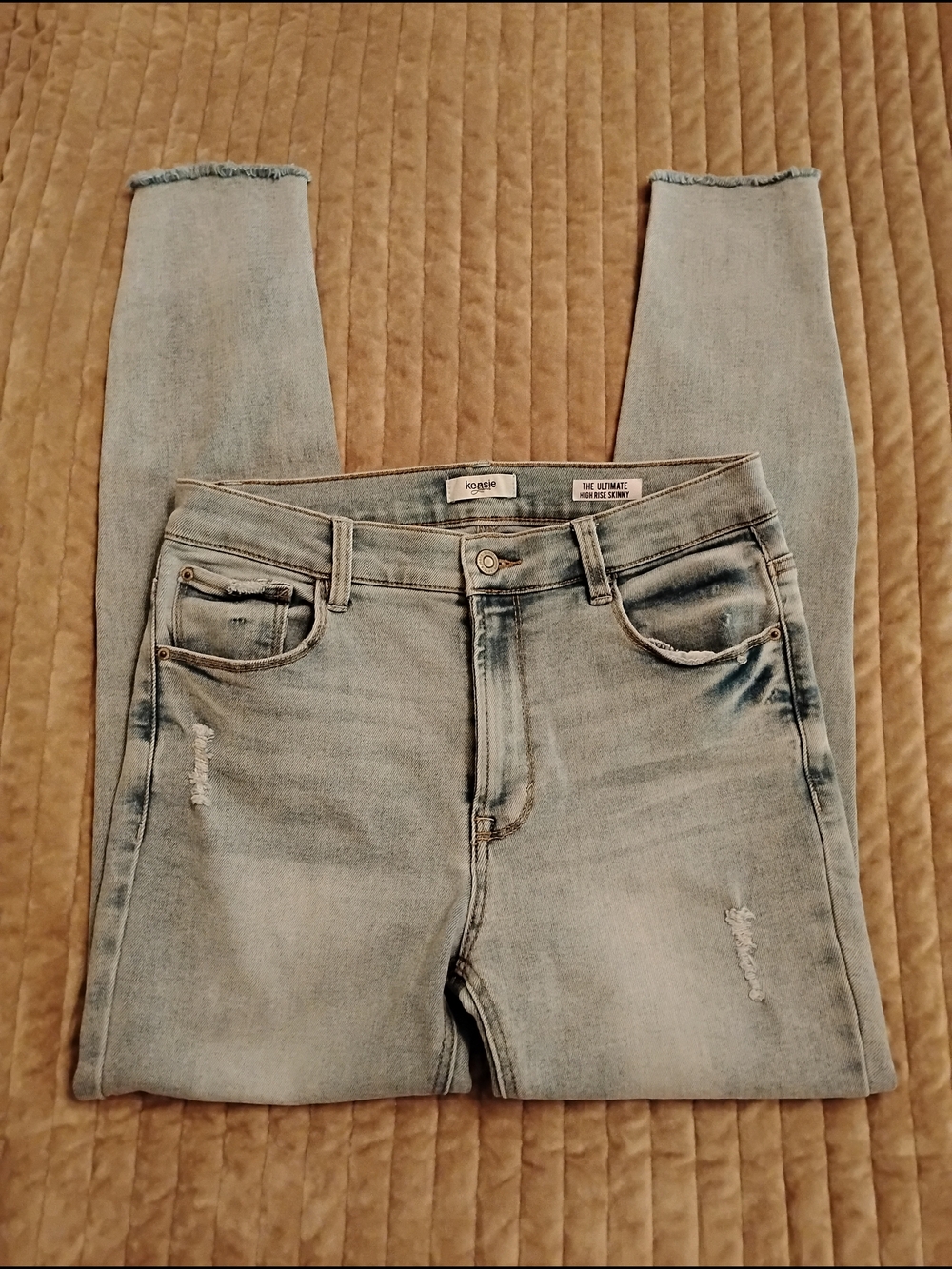 Kensie Light Wash Women’s Jeans - High Waist Skinny